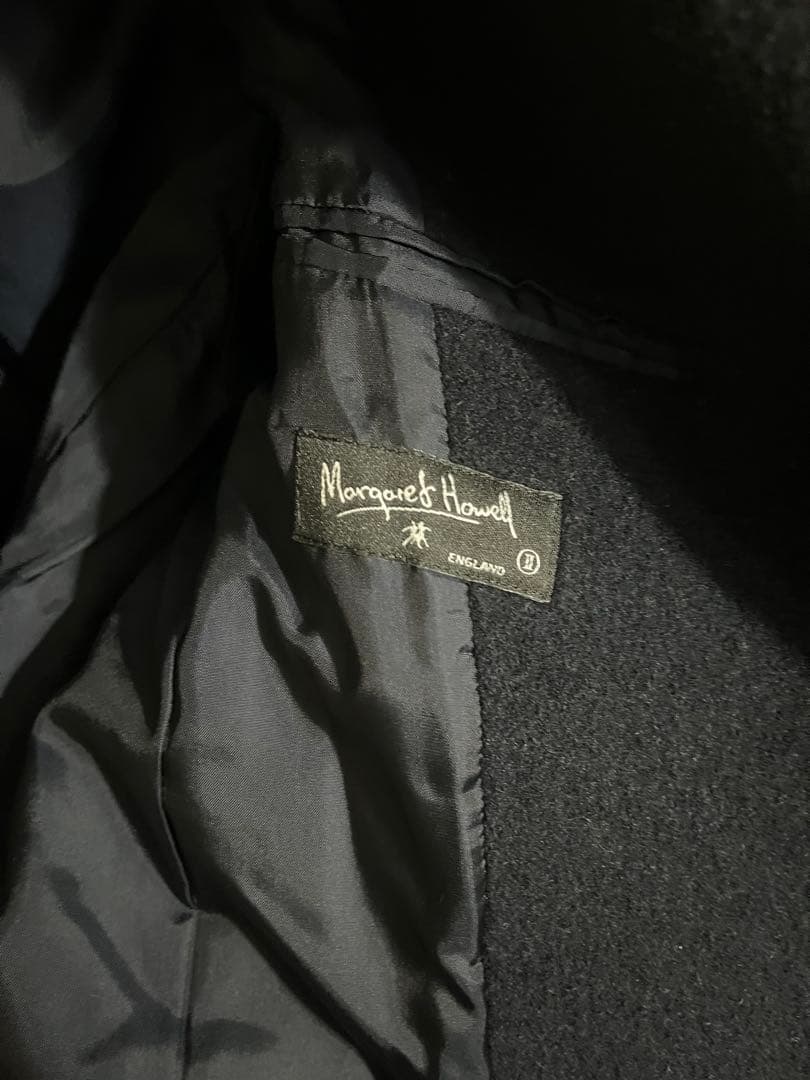 Margaret Howell ネイビー ピーコート