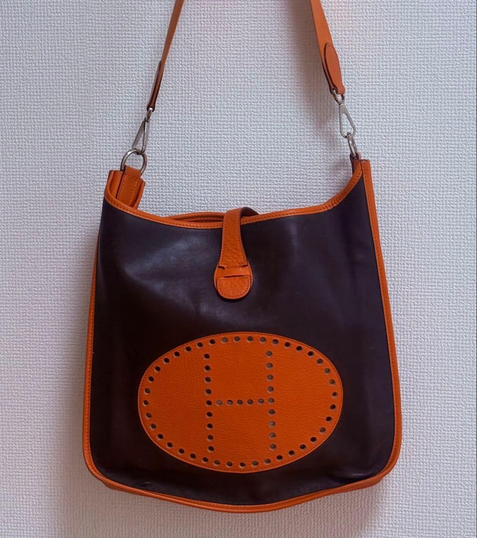 Hermès エブリン　 貴重アマゾニアショルダー 保存袋、ケアバーム付き