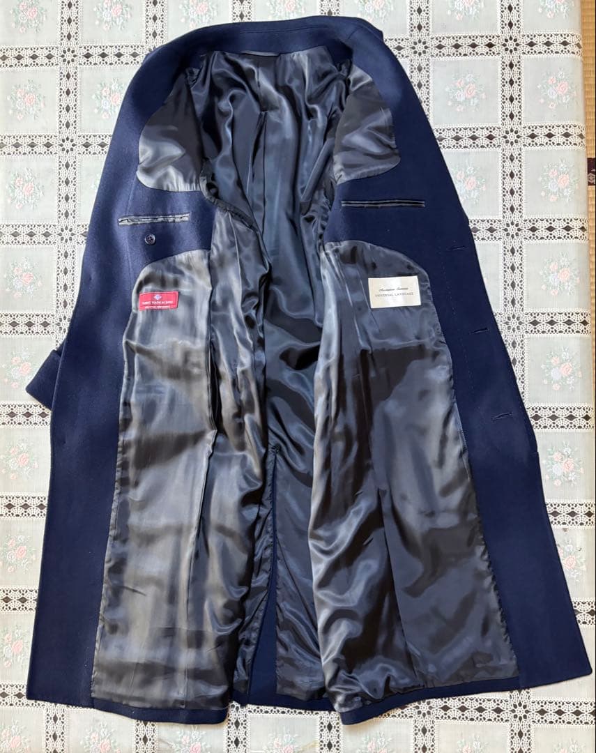 ユニバーサルランゲージ×FORZA STYLE 別注 干場 超絶コート ネイビー