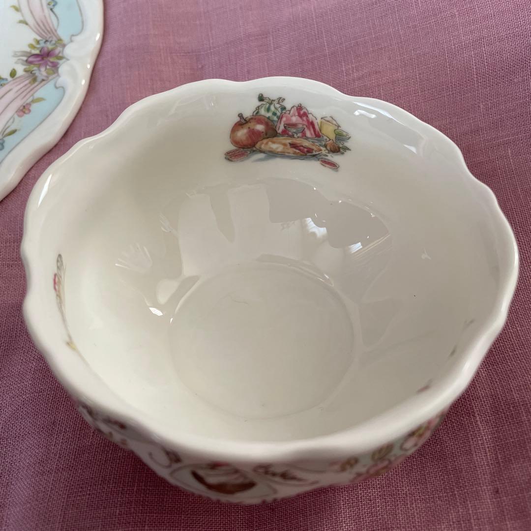 ロイヤルドルトンブランブリーヘッジプレートミルクピッチャー3点セット