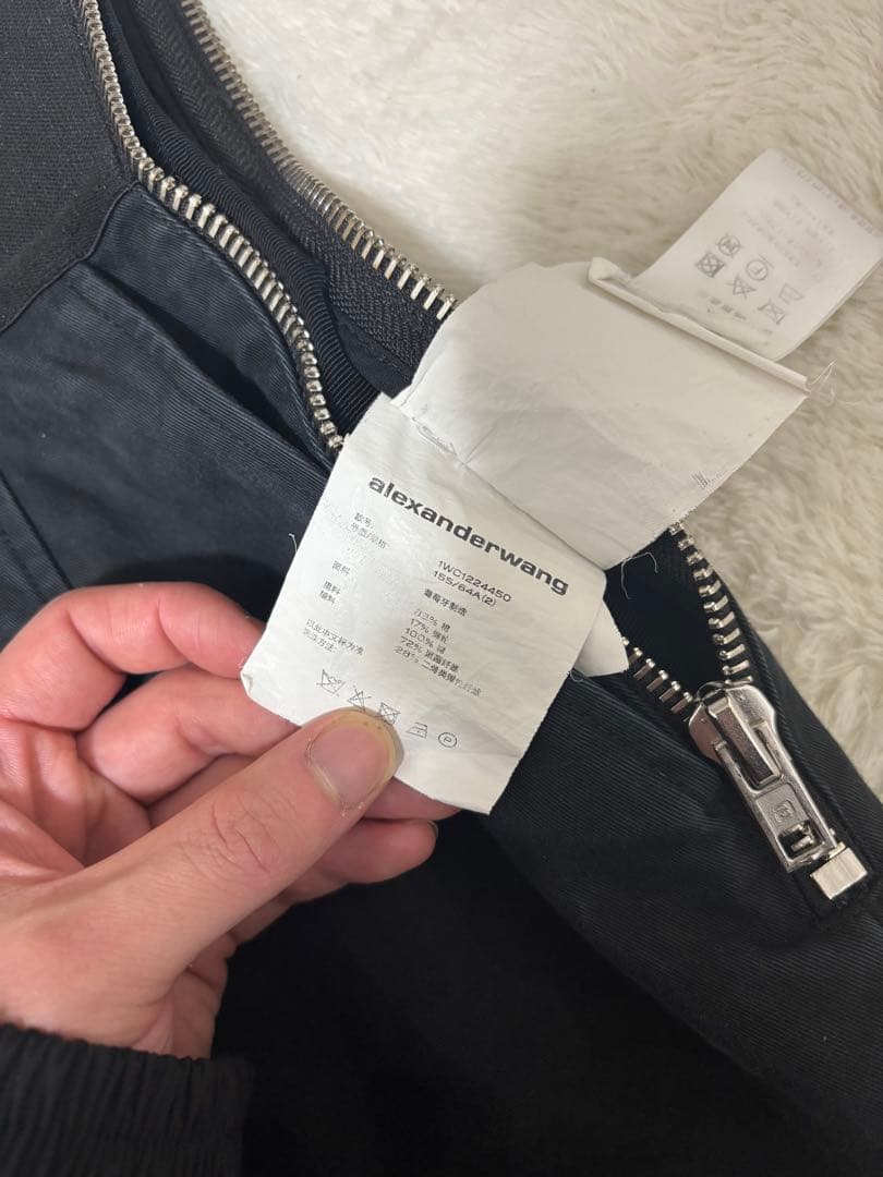 AlexanderWang ハイウエストロゴサファリショートパンツ サイズ2