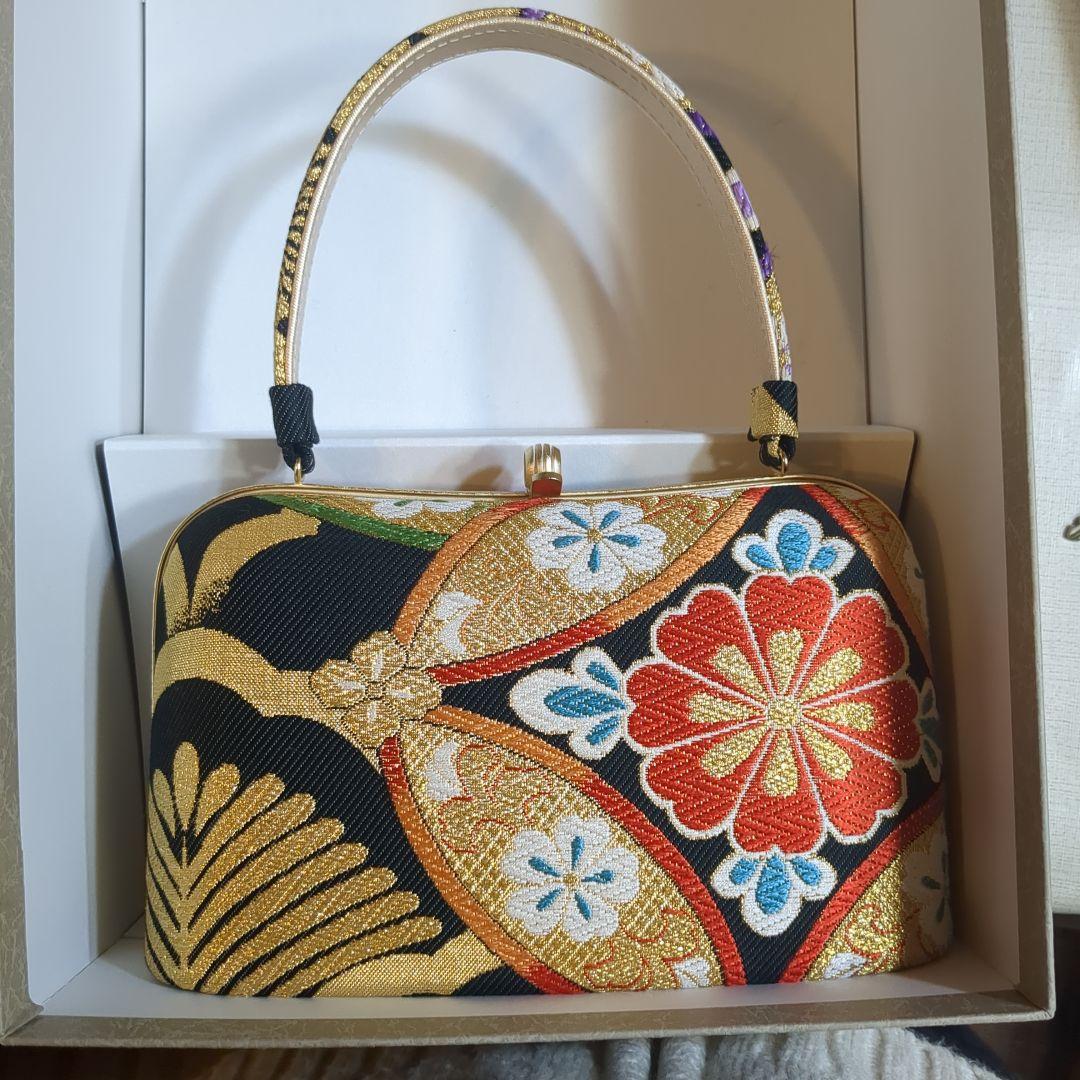 み　成人式バッグ、草履セット