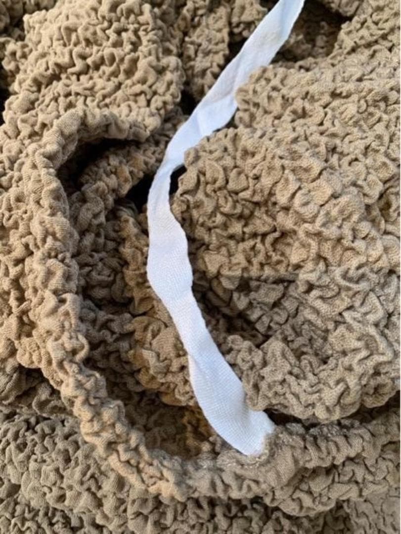 新品☆茶系♪コーナーソファ用ぽこぽこソファーカバー〇B127