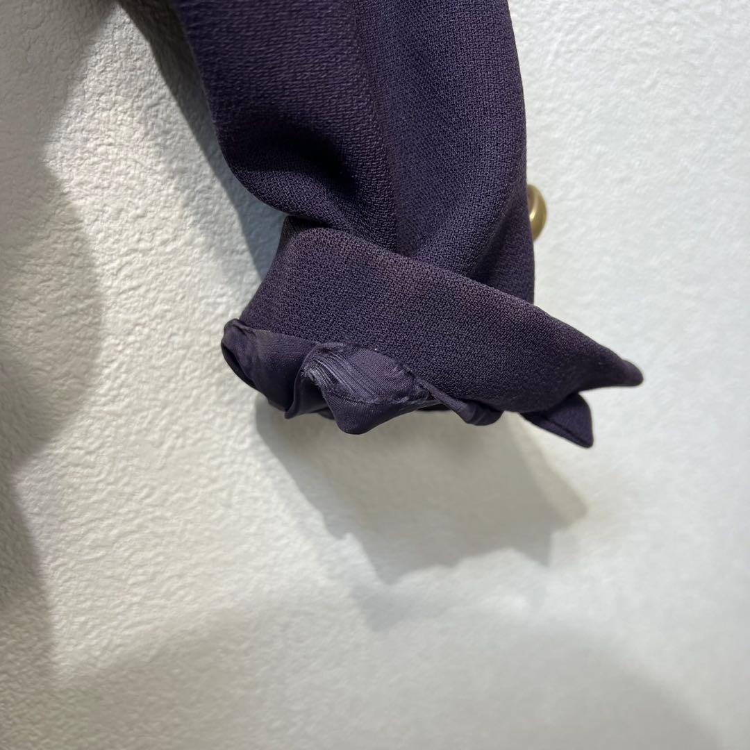 希少 GUCCI トムフォード期 ウール コクーン ゴールドボタン ロングコート