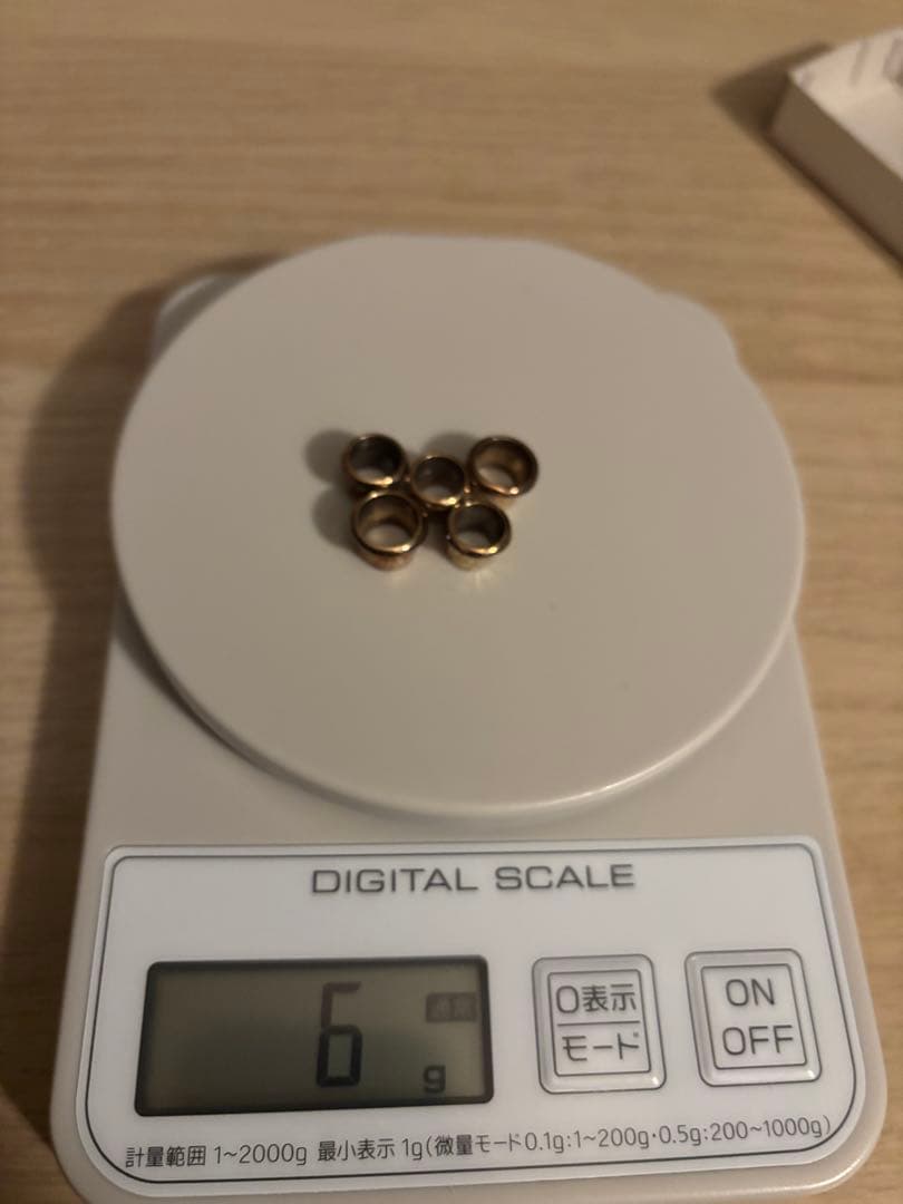 k18 国産高級楽器部品 パーツ 金抽出、加工、コレクション用 5個