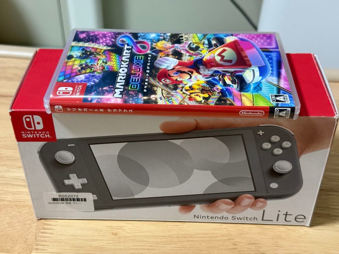 Nintendo Switch Liteグレー＋マリオカート8デラックス セット