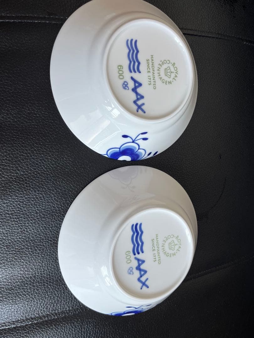 貴重 ロイヤルコペンハーゲン 20周年記念シリーズ メガローズ 深皿2枚