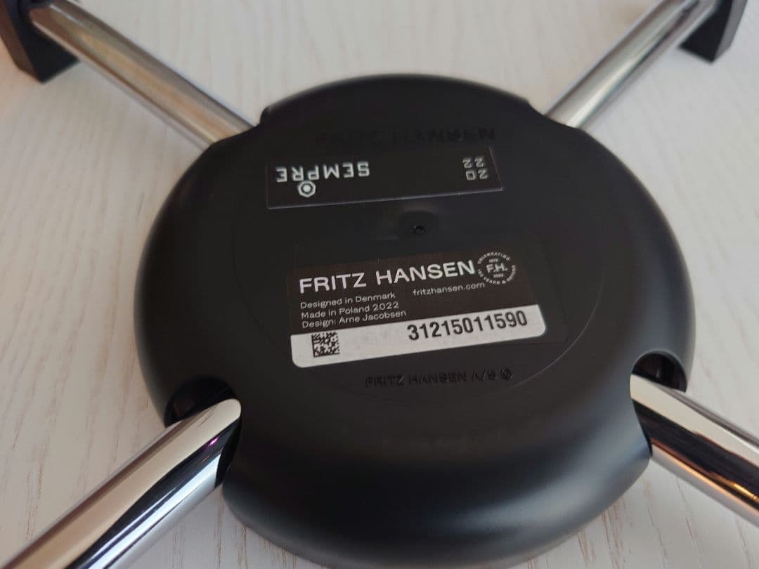 【展示品】フリッツハンセン／セブンチェア／カラードアッシュホワイト／クローム脚②