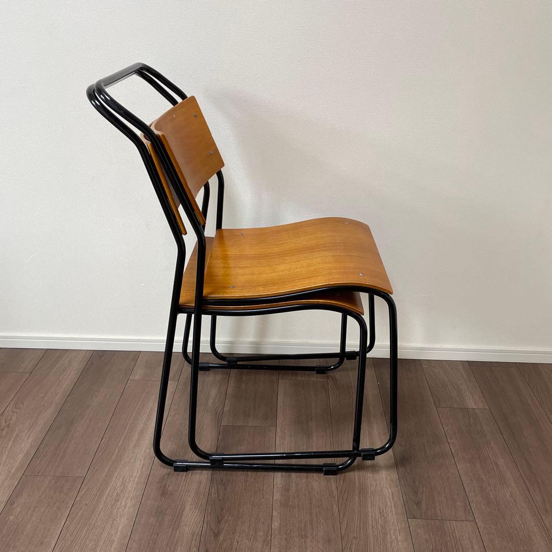 関家具　クラッシュゲート　スタッキング　2脚セット