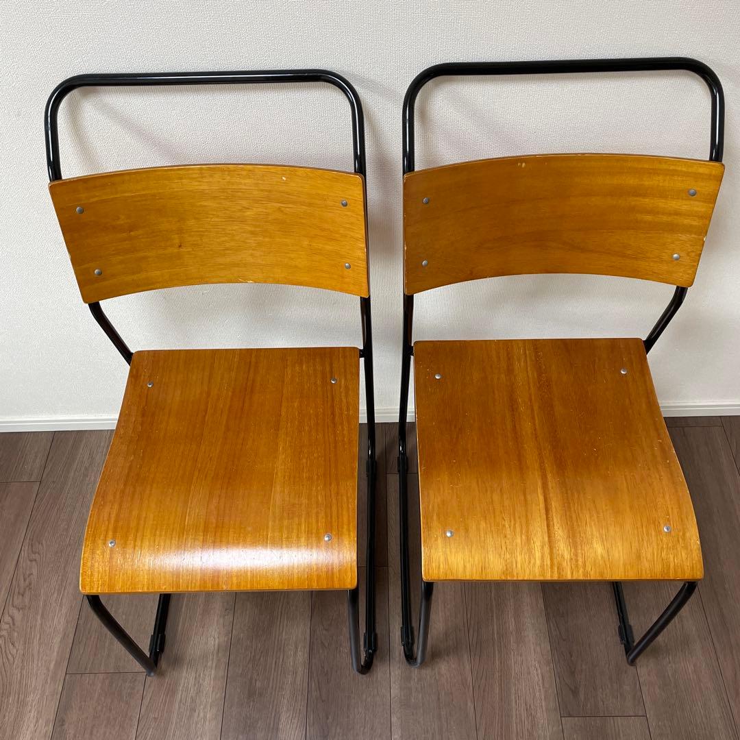 関家具　クラッシュゲート　スタッキング　2脚セット