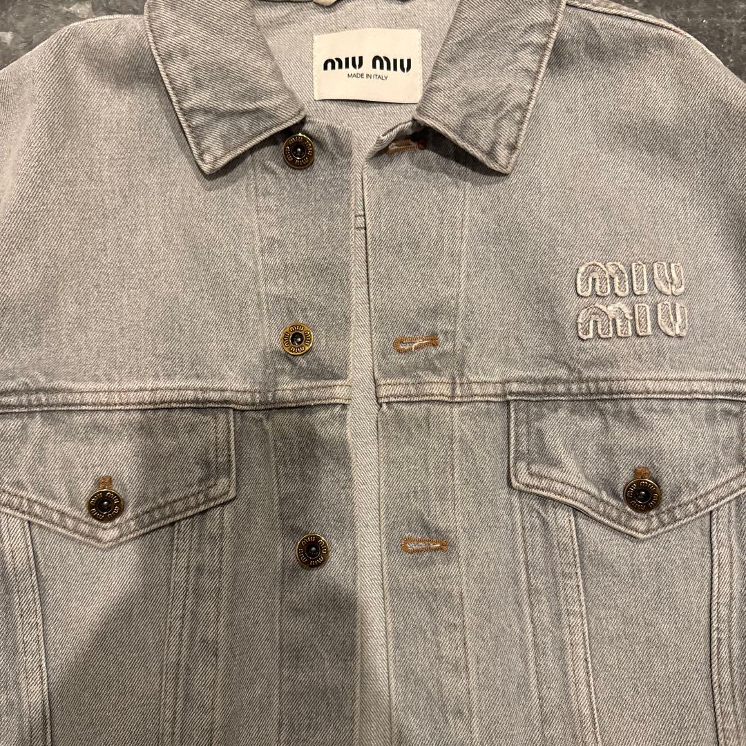 miu miu グレー ジャケット 38