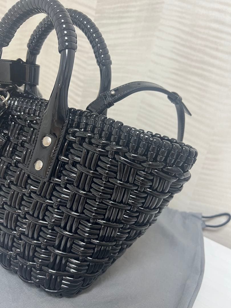 BALENCIAGA ビストロ ブラック かごバッグ
