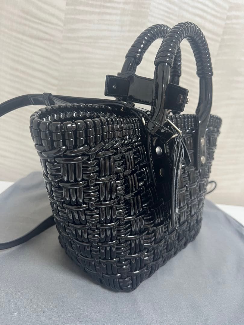 BALENCIAGA ビストロ ブラック かごバッグ