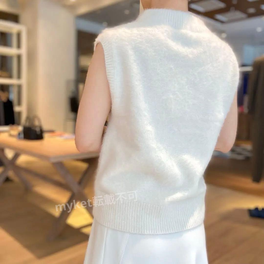 DES PRÉS フォックスカシミヤ ノースリーブニット トゥモローランド