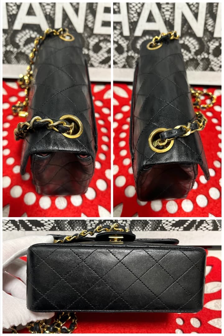 極上美品 CHANEL シャネル ミニマトラッセ ショルダーバッグ G206