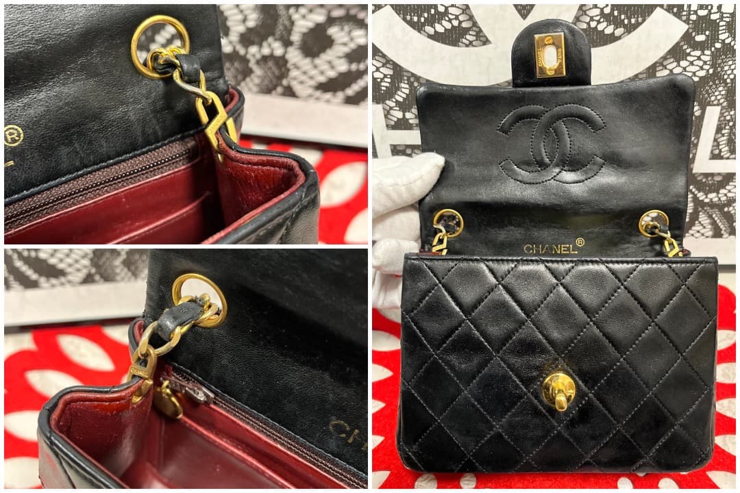 極上美品 CHANEL シャネル ミニマトラッセ ショルダーバッグ G206