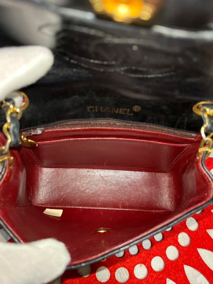 極上美品 CHANEL シャネル ミニマトラッセ ショルダーバッグ G206