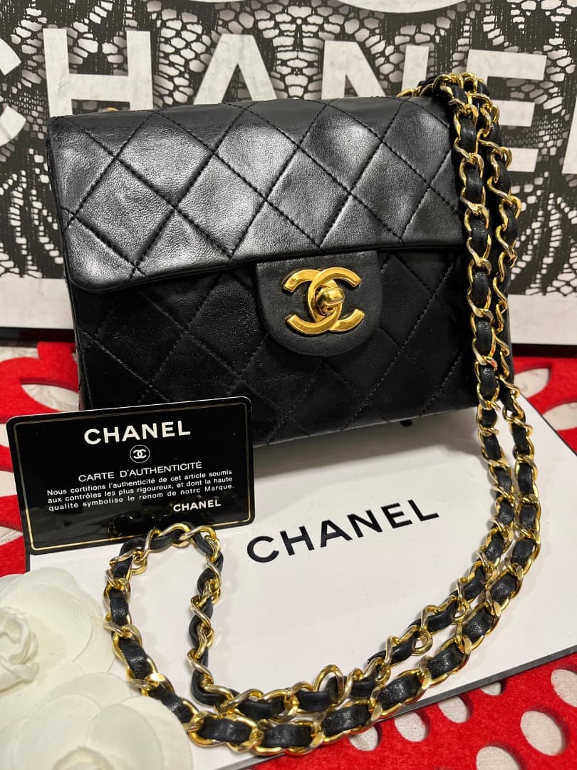 極上美品 CHANEL シャネル ミニマトラッセ ショルダーバッグ G206
