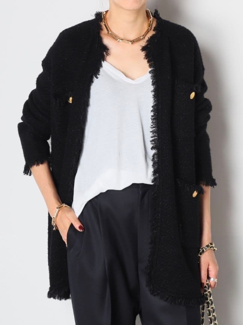 ADAWAS 　KNIT TWEEDジャケット