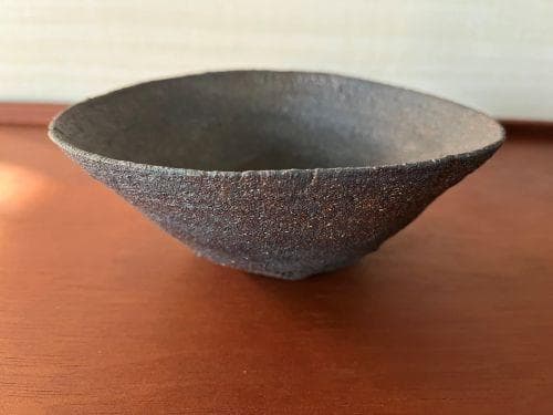【英国制作】滝口和夫 黒うつわ｜黒器｜現代陶芸｜ピットファイア｜一点物