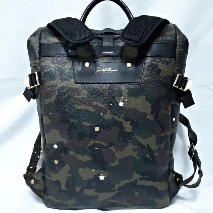 GENTIL BANDIT カモフラ PVC レザー リュック バックパック