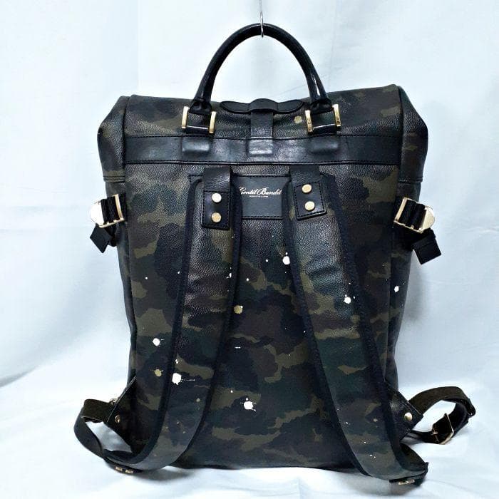 GENTIL BANDIT カモフラ PVC レザー リュック バックパック