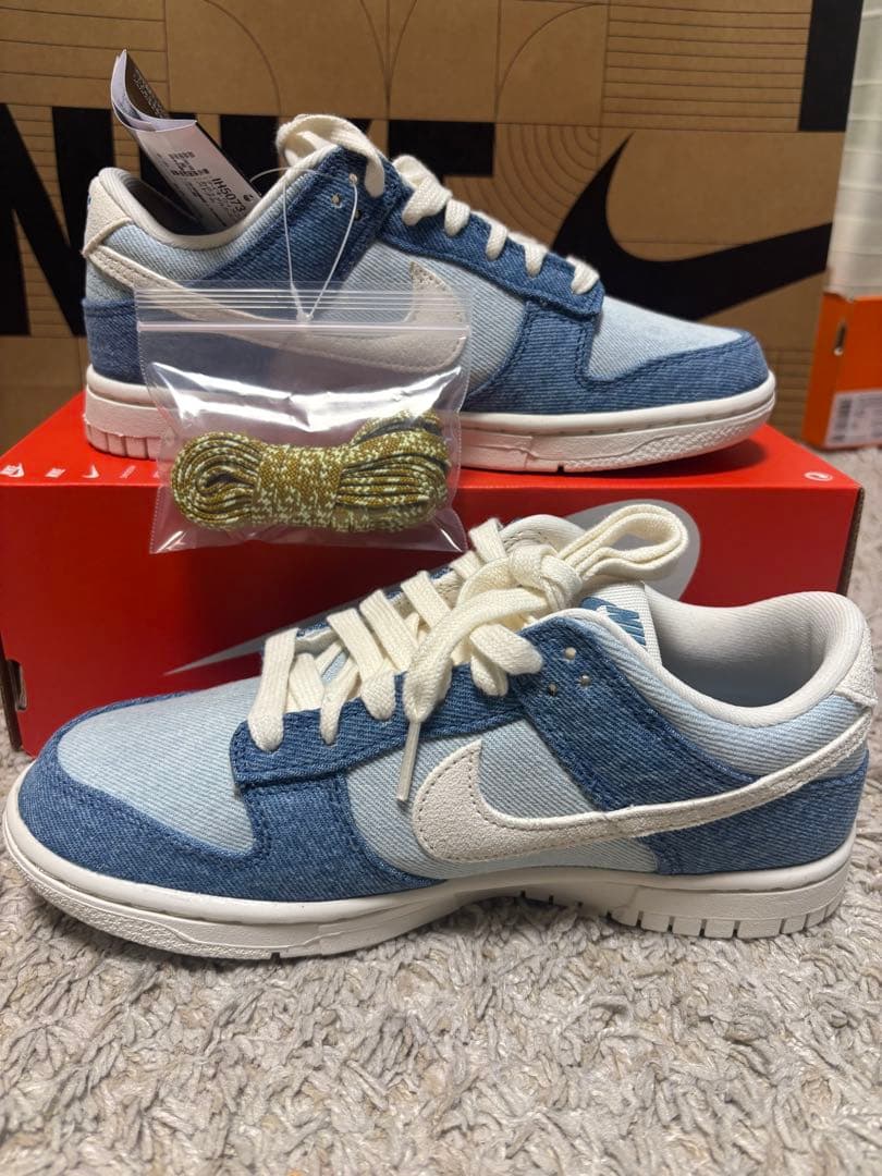 新品WMNS NIKE DUNK LO23cm ダンクデニムIH5073-006