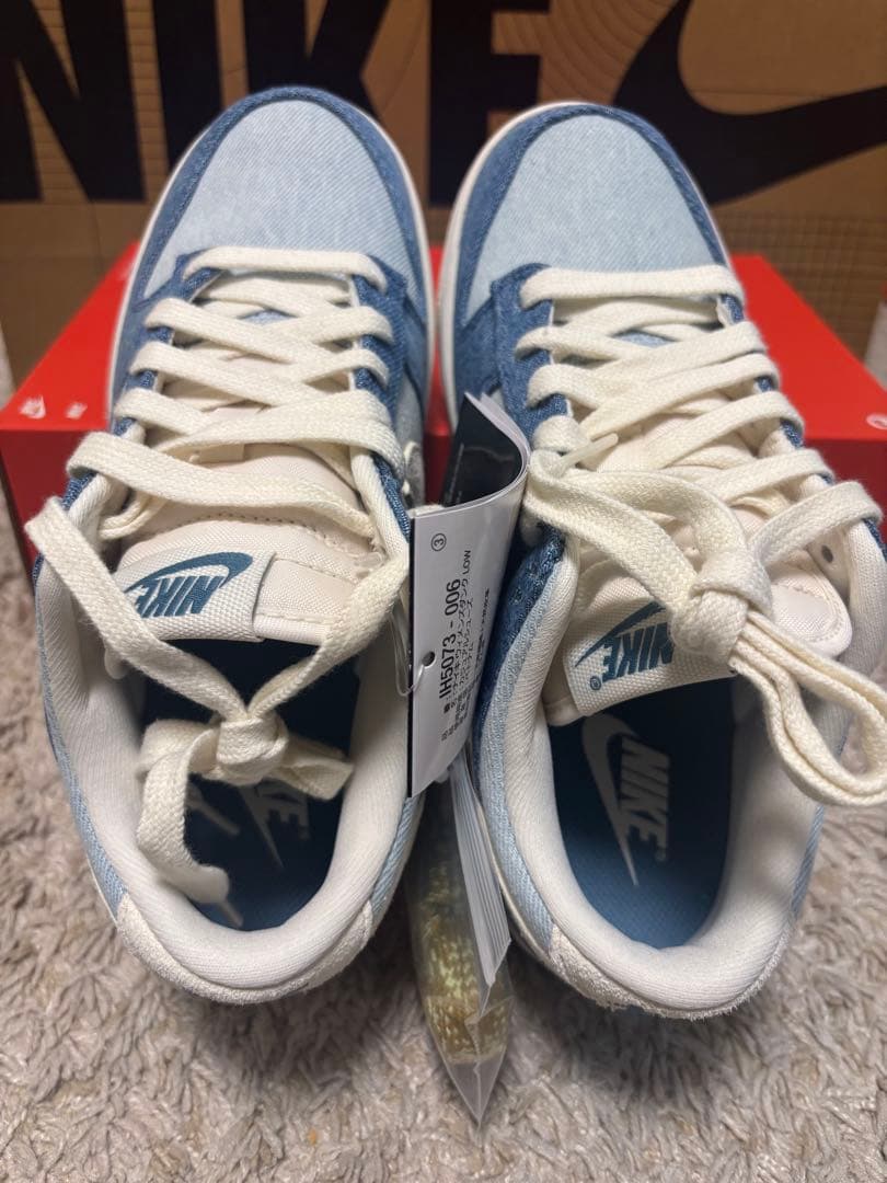 新品WMNS NIKE DUNK LO23cm ダンクデニムIH5073-006