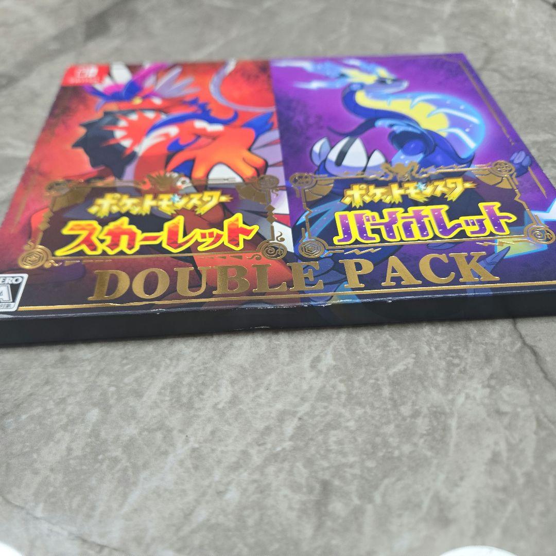 【値下げ！美品☆】ポケットモンスター スカーレット・バイオレット ダブルパック