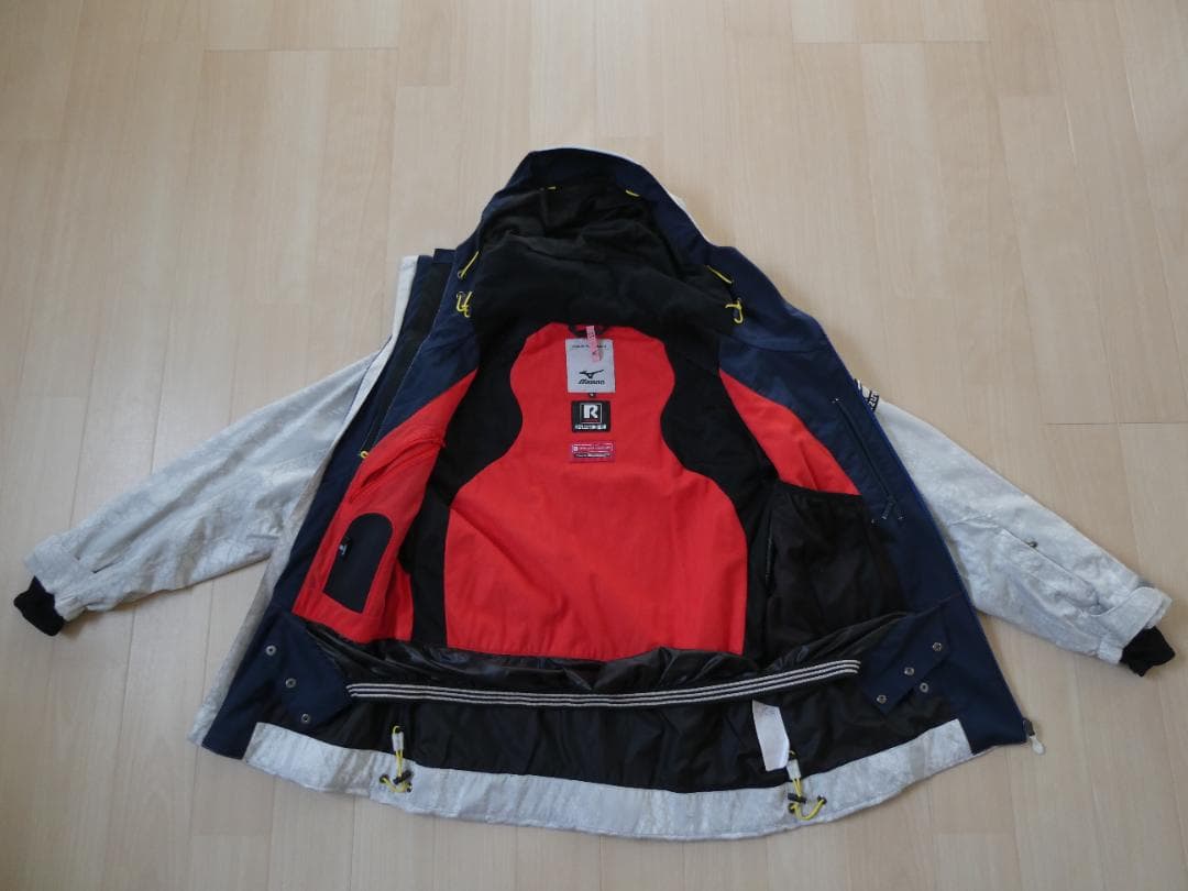 ミズノ　スキーウェア上下M　ホワイトツリー柄