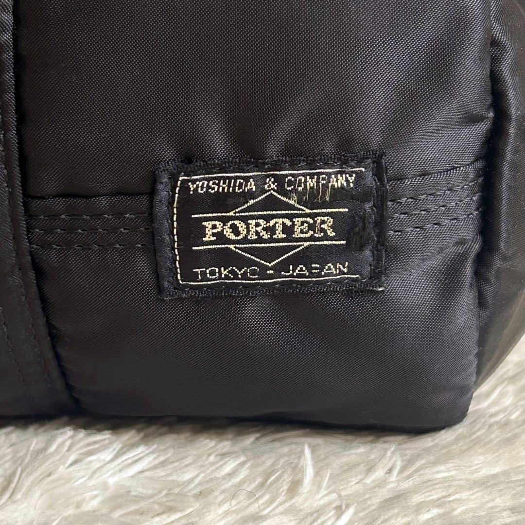 美品✨PORTER ポーター タンカー ミニボストン ドラム ダッフル 黒 廃盤