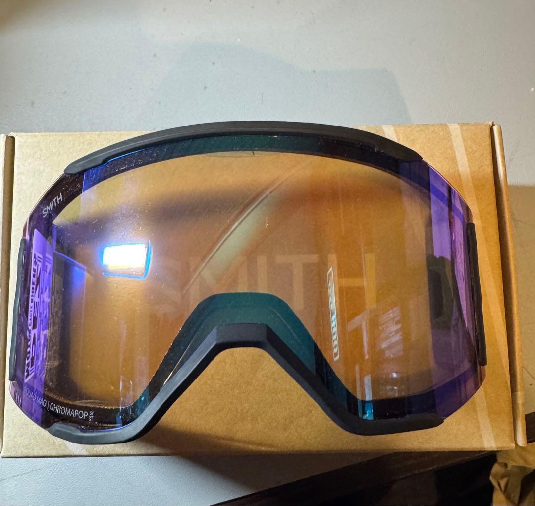 SMITH スカッドマグ 新品未使用レンズ ストームブルーセンサーミラー
