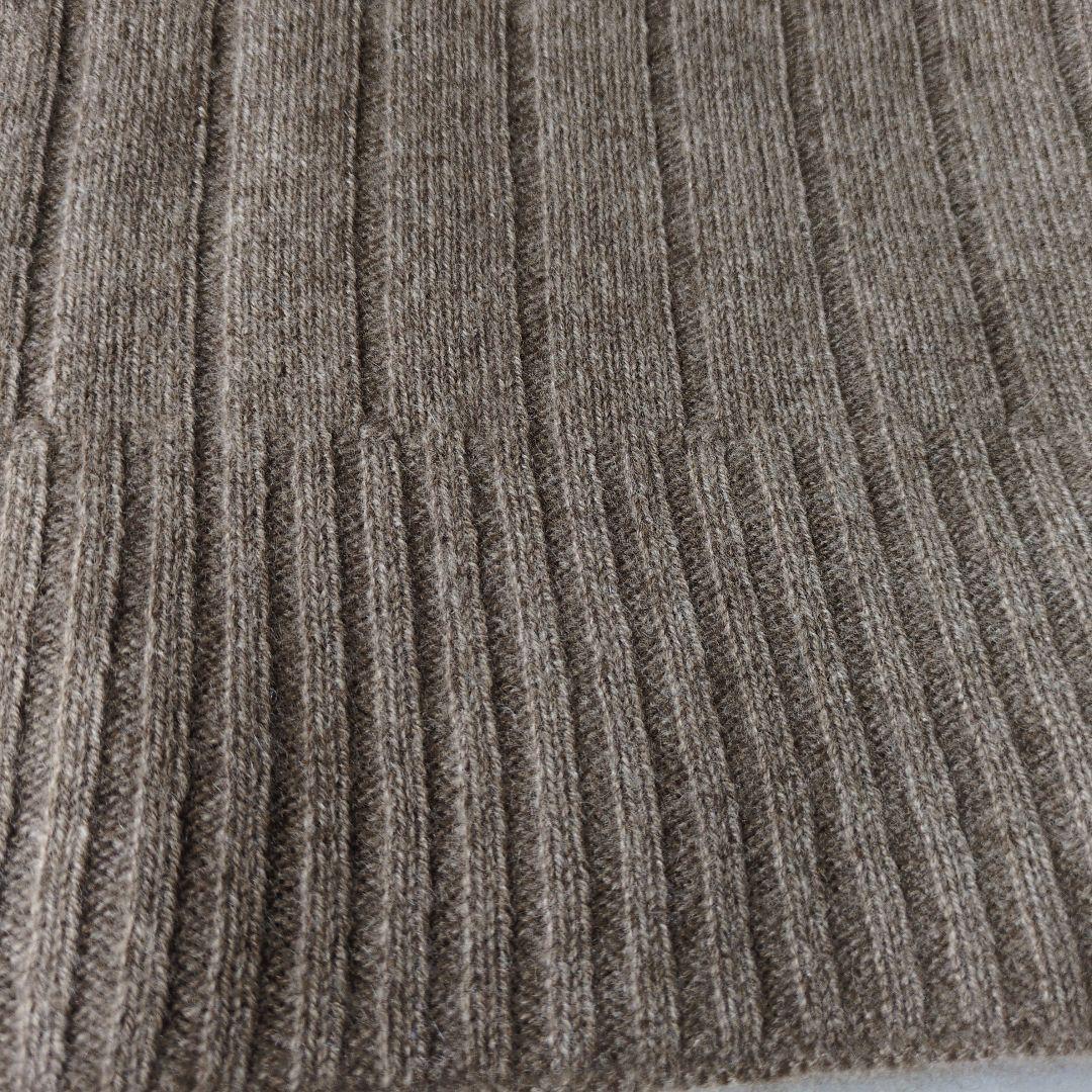 【ラルフローレン】ソリッドニットカシミヤひざ掛け