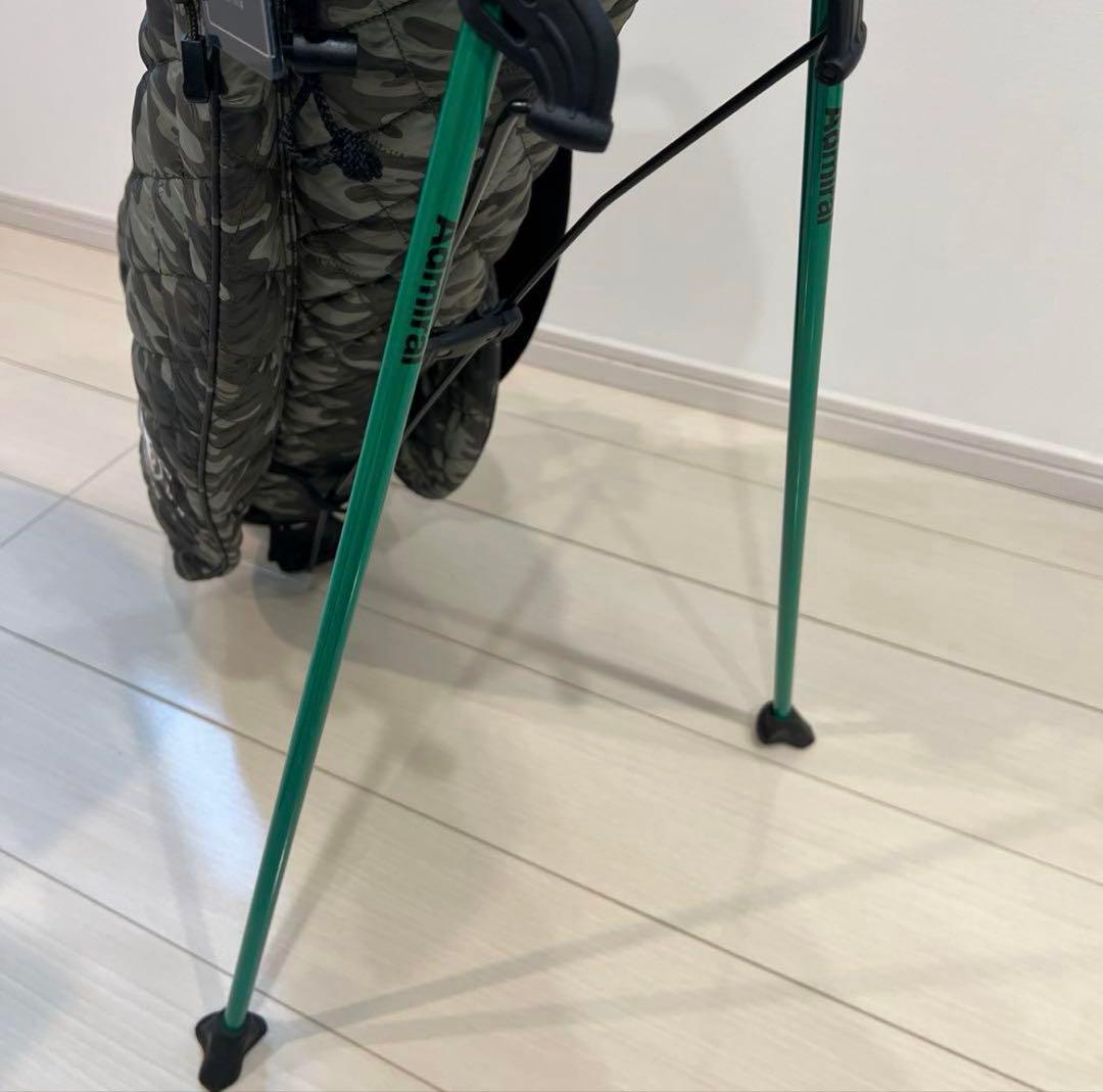 Admiral アドミラル　キャディバック　スタンドバッグ　迷彩　最終値下げ