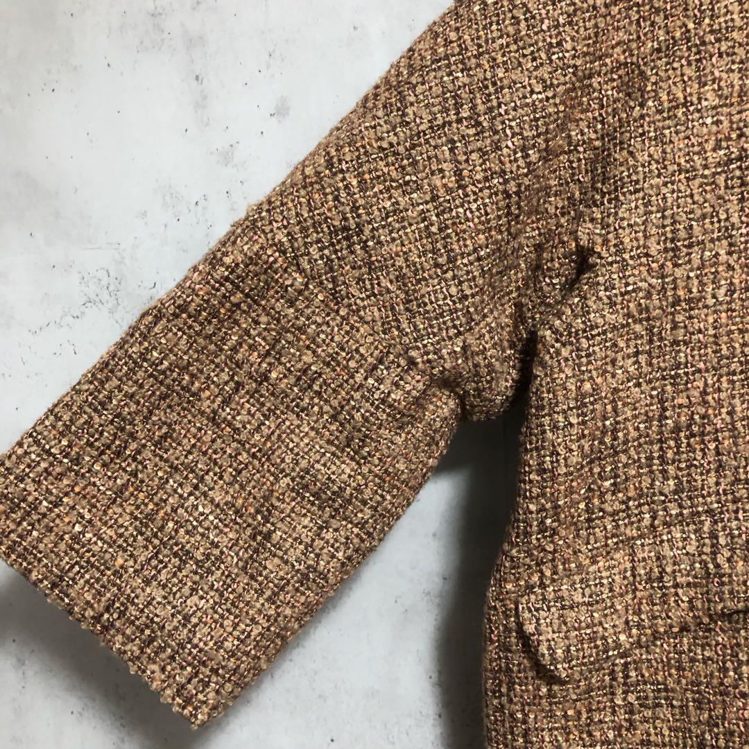 Drowse and yet... バックリボン　ツイードコート　良品