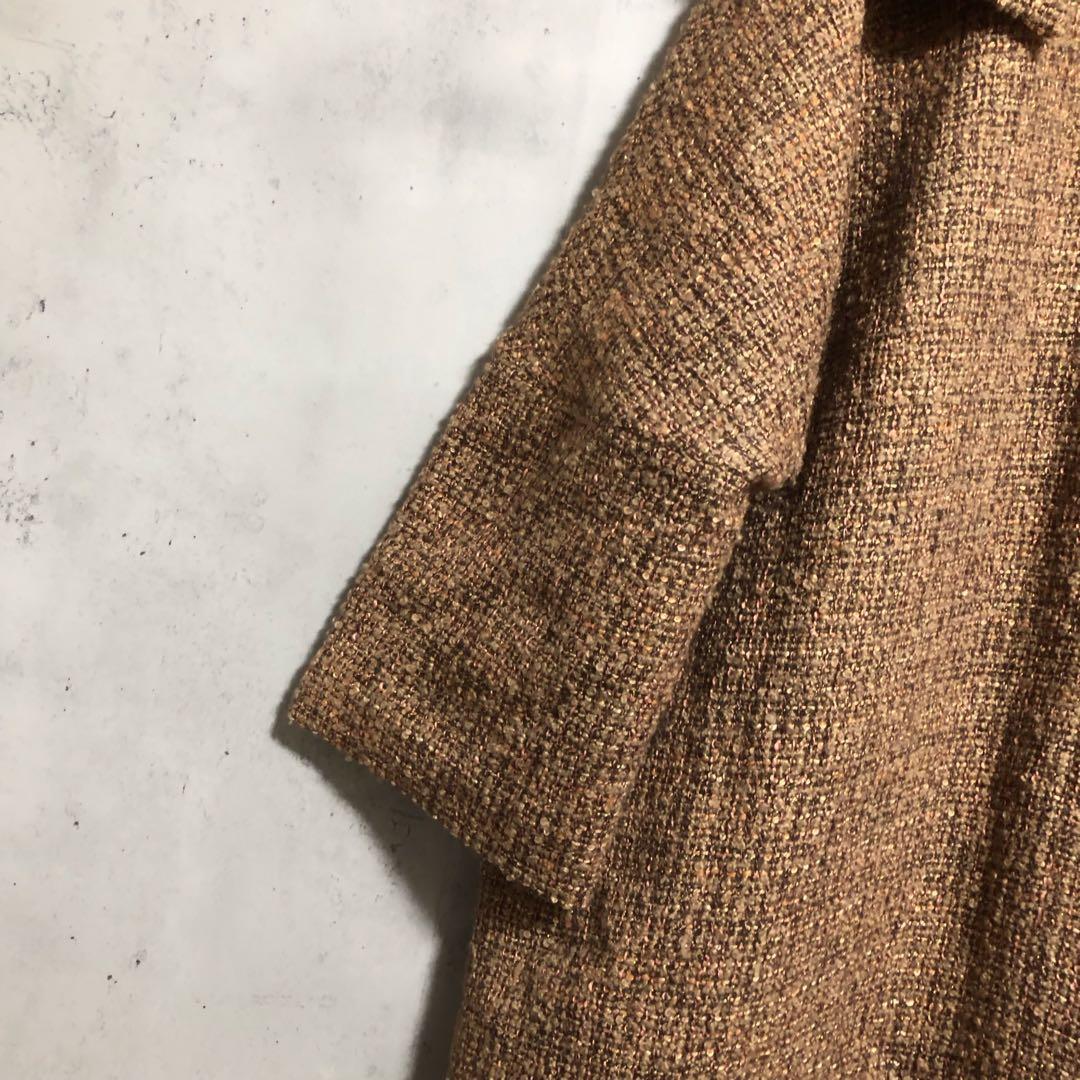 Drowse and yet... バックリボン　ツイードコート　良品