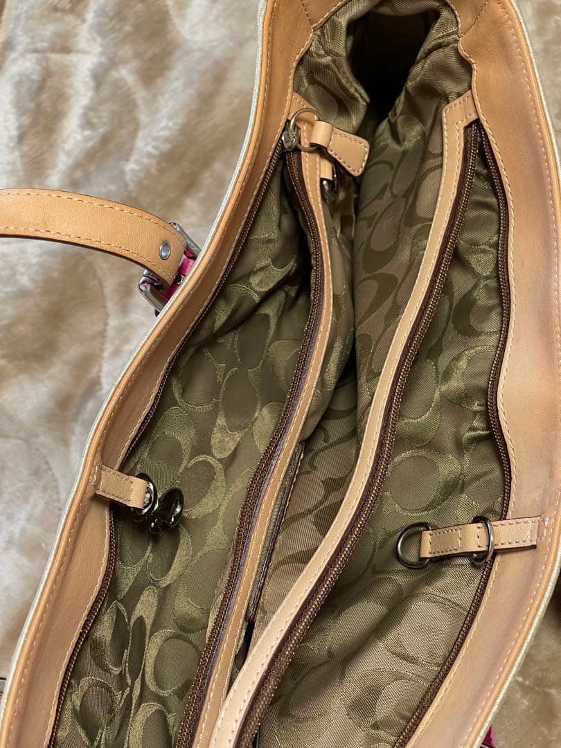 COACH ピンク トートバッグ＋長財布 セット