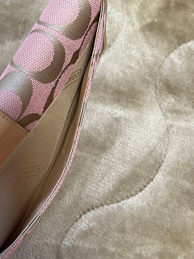 COACH ピンク トートバッグ＋長財布 セット