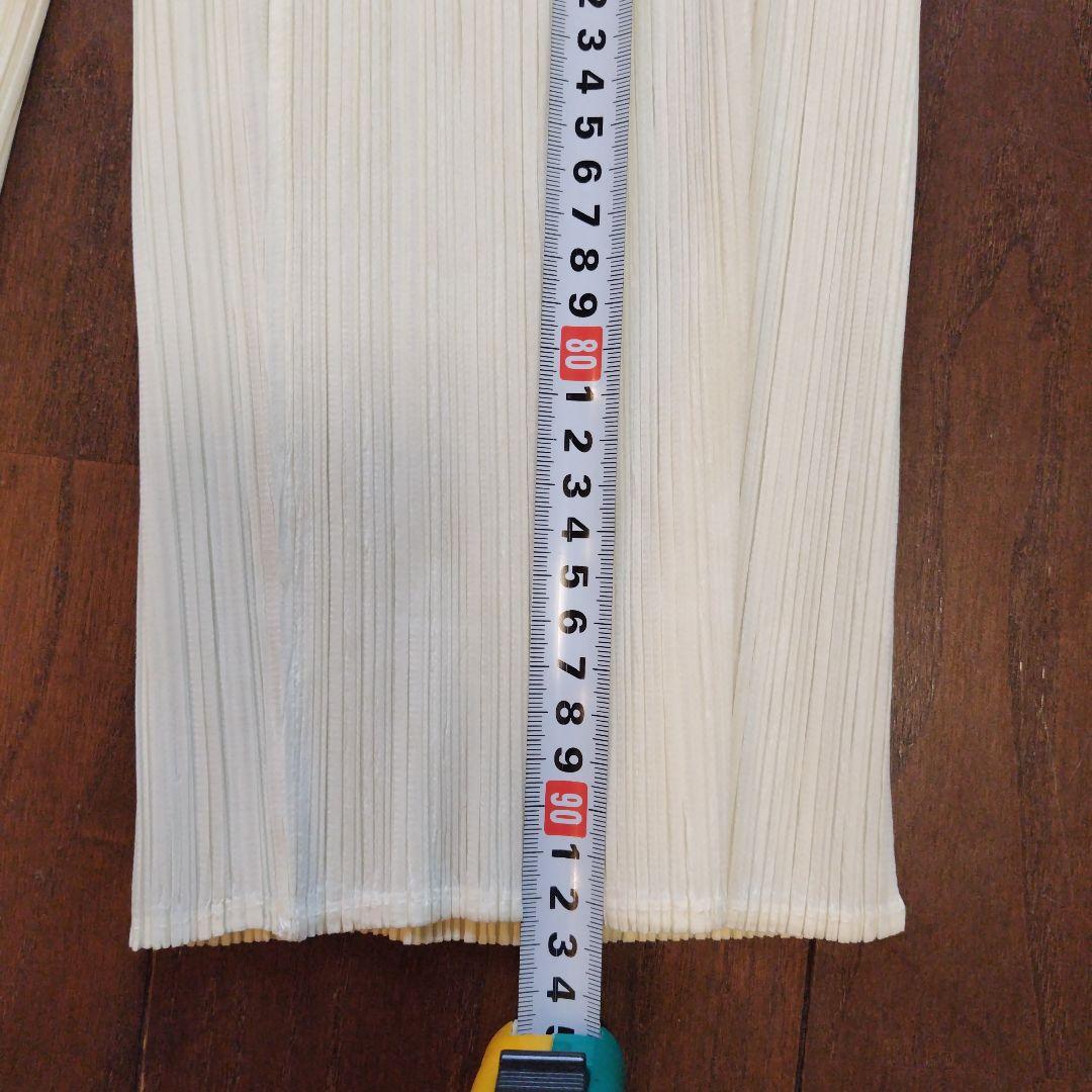 プリーツプリーズISSAY MIYAKE　 オフホワイト　パンツ size１