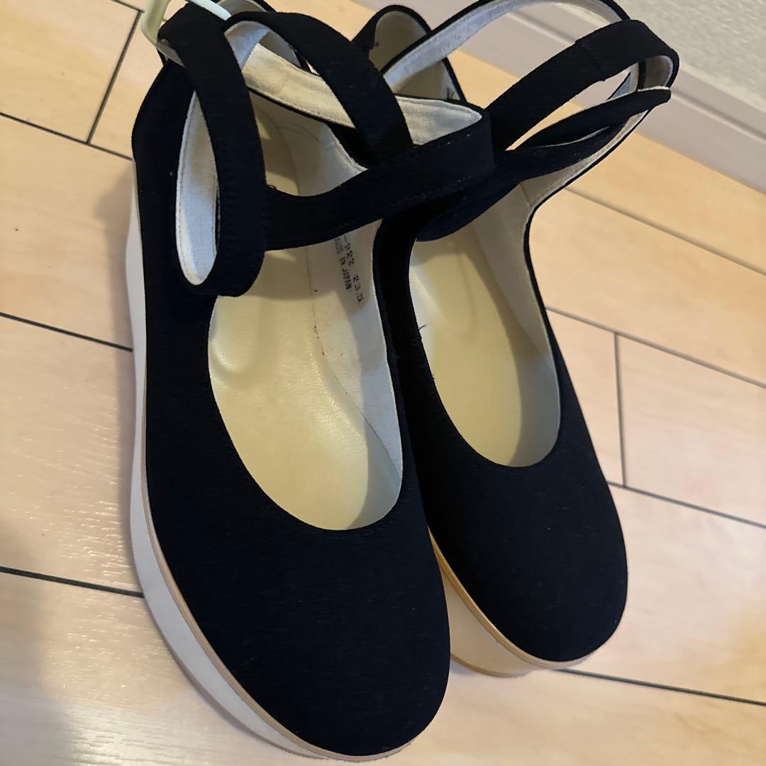 【TOKYO BOPPER】No.922 バレリーナシューズ黒R 23.5