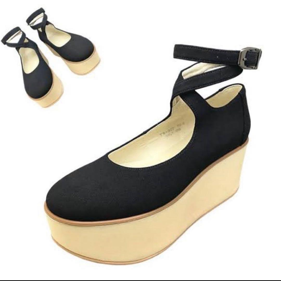 【TOKYO BOPPER】No.922 バレリーナシューズ黒R 23.5