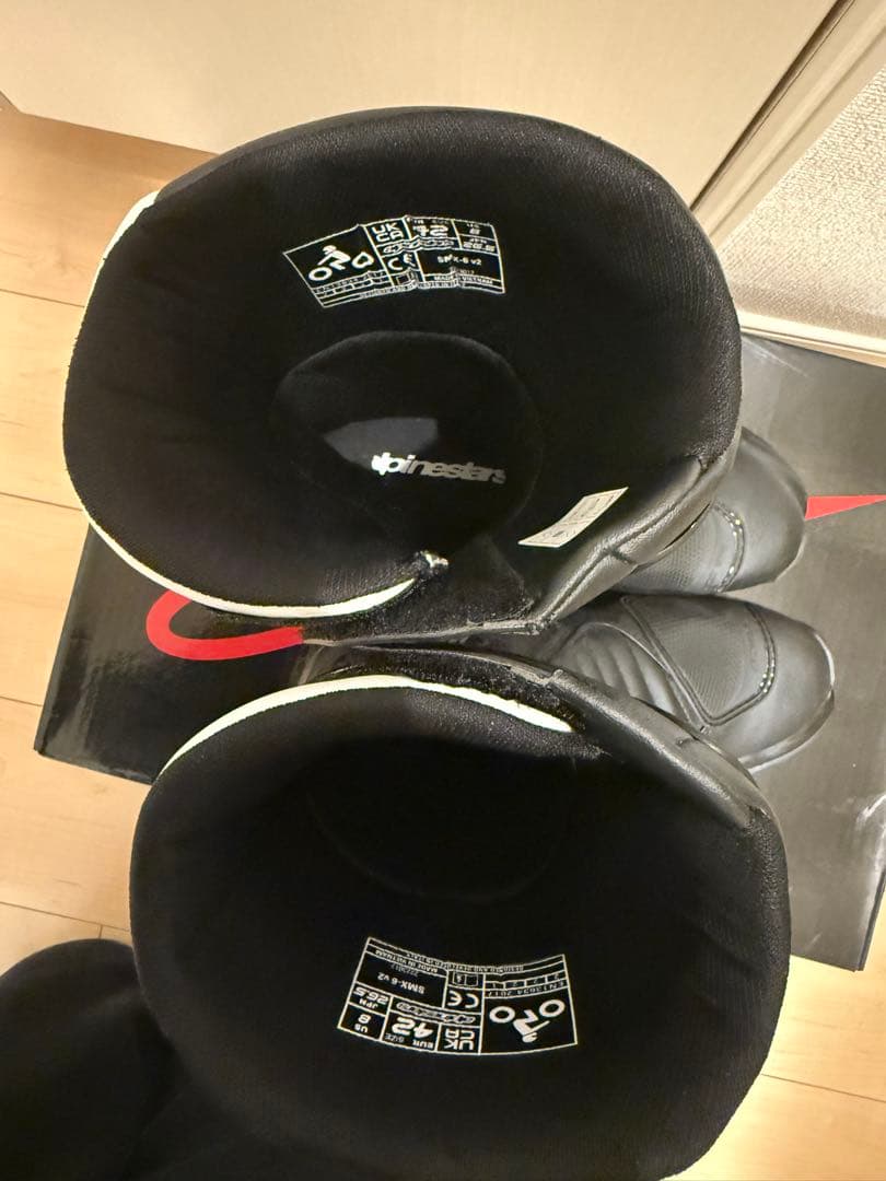 Alpinestars SMX6 バイクブーツ 黒/白