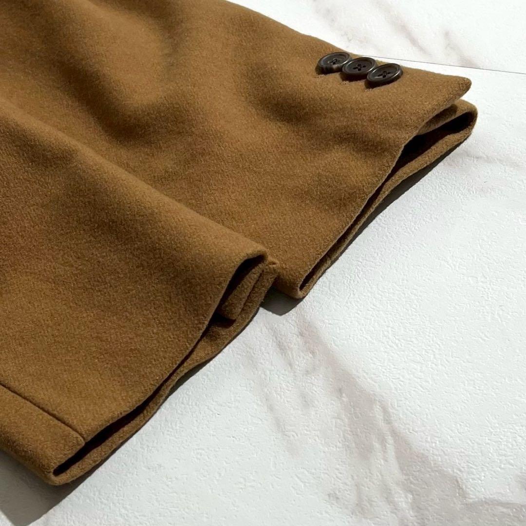 カシミヤ100% 極美品 PRADA チェスターコート キャメル XL 【201