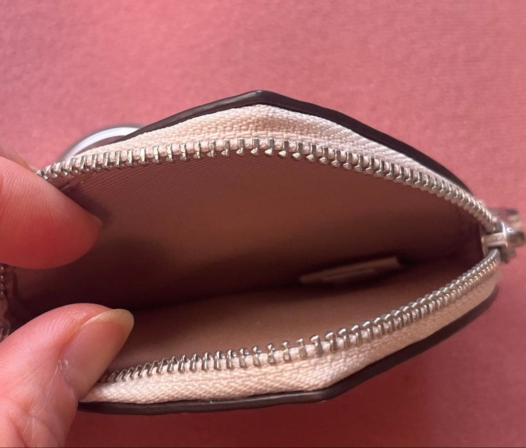 ☆13日までお値下げ☆COACHハートバッグチャーム・チェリー 柄　未使用品