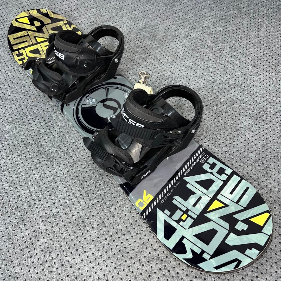 数回使用 キッズスノーボード CSB 90cm＋バイン＋BOAブーツ