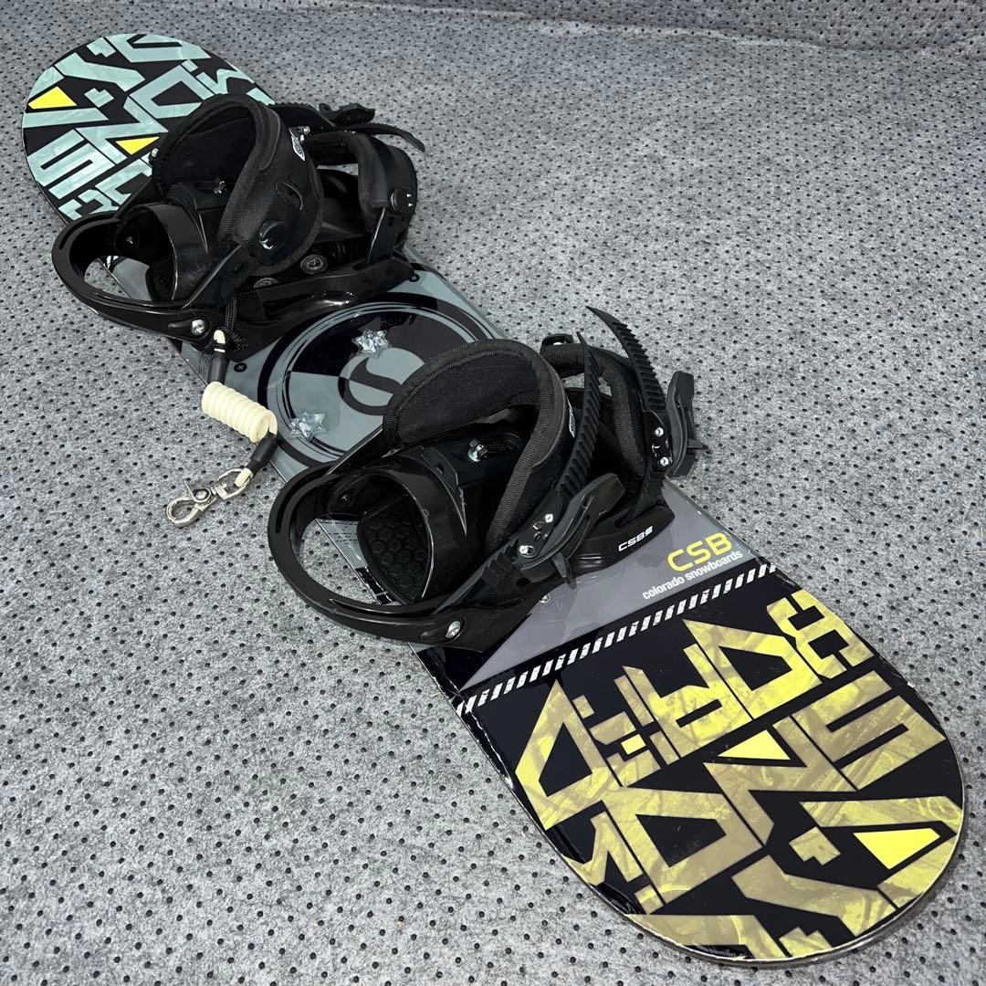 数回使用 キッズスノーボード CSB 90cm＋バイン＋BOAブーツ