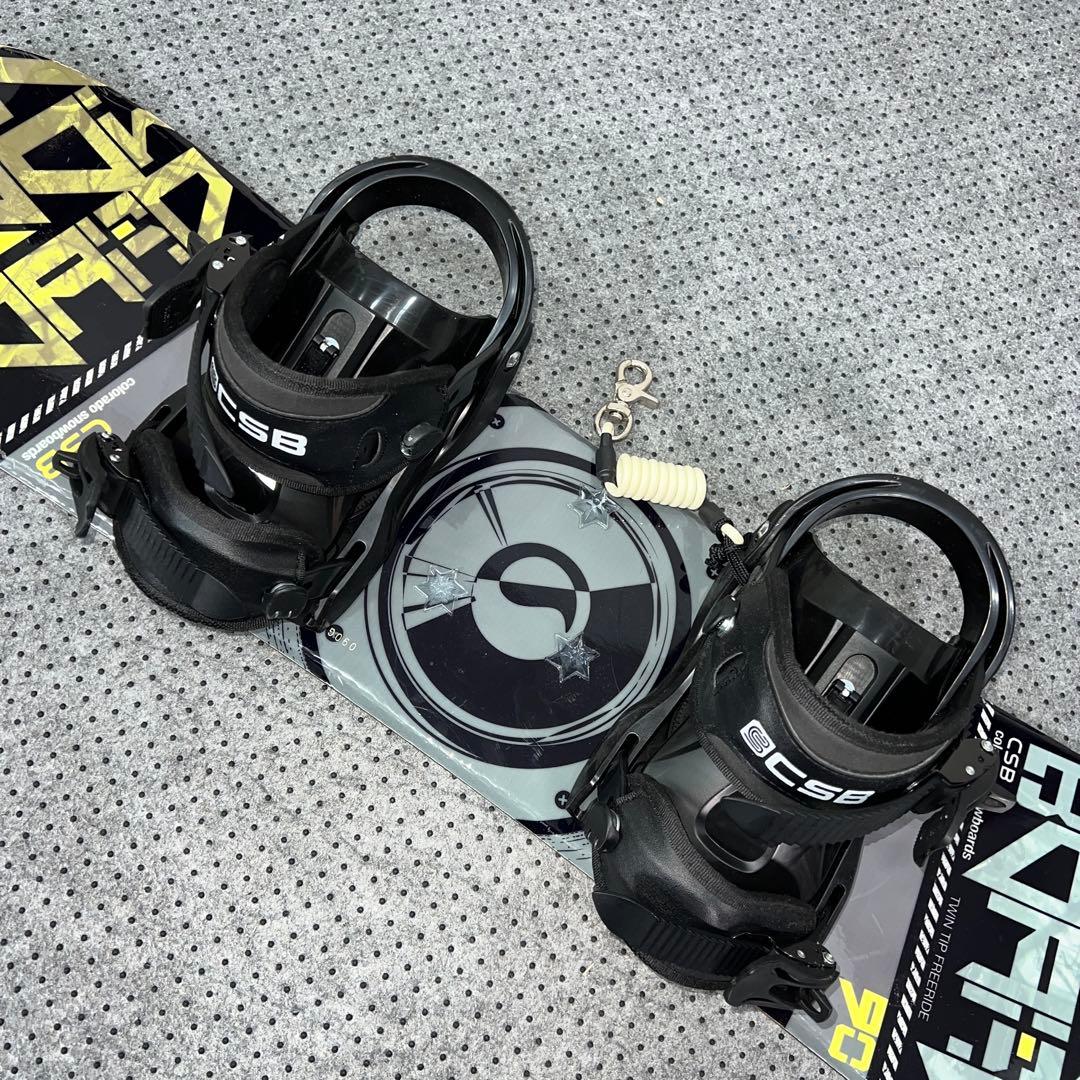 数回使用 キッズスノーボード CSB 90cm＋バイン＋BOAブーツ