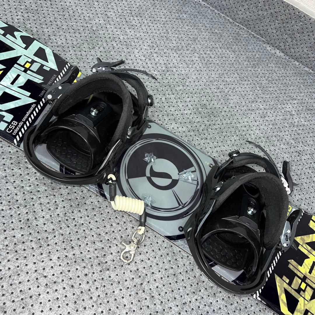 数回使用 キッズスノーボード CSB 90cm＋バイン＋BOAブーツ
