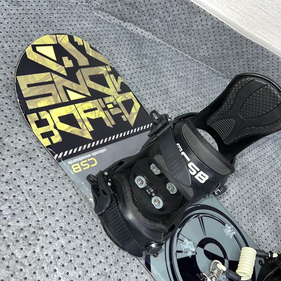 数回使用 キッズスノーボード CSB 90cm＋バイン＋BOAブーツ