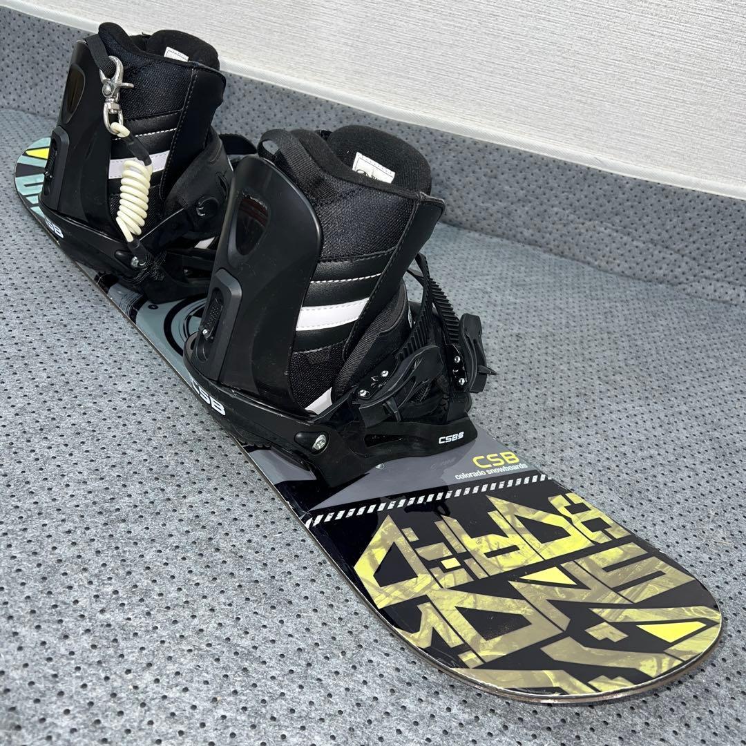 数回使用 キッズスノーボード CSB 90cm＋バイン＋BOAブーツ